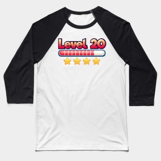 Level 20 Unlocked 🎮🕹️ Baseball T-Shirt